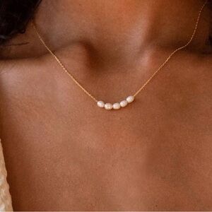 Ramla NEW Pearl Cluster Necklace